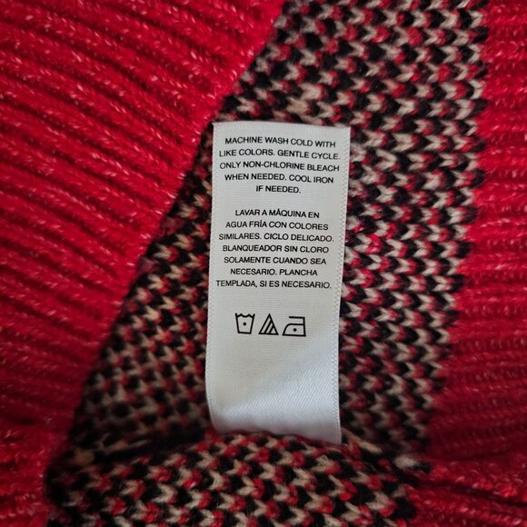 Scoop Women's Leopard Print Crewneck Long Sleeve Pullover Sweater Size Medium - Picture 10 of 13